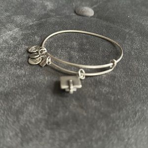Alex and Ani graduation cap charm bracelet. Great condition.